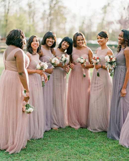 Ombre Color Bridesmaid Dresses